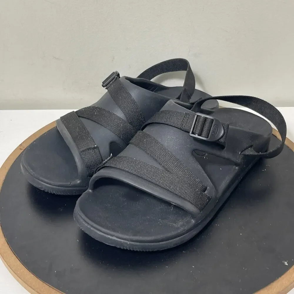 Chaco Chillos‎ Sport Sandals Men Size 12 Adjustable Strap Black Outdoor Slide